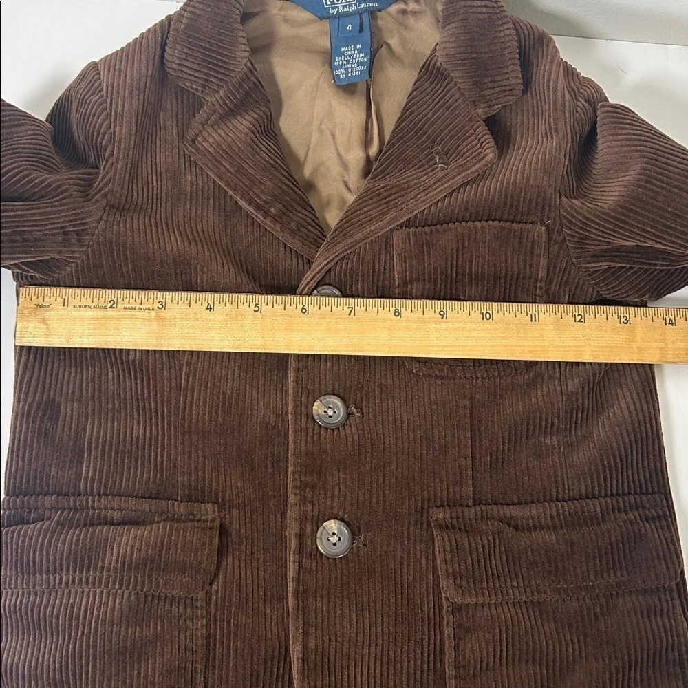 Vintage Ralph Lauren Kids Chocolate Corduroy Blazer